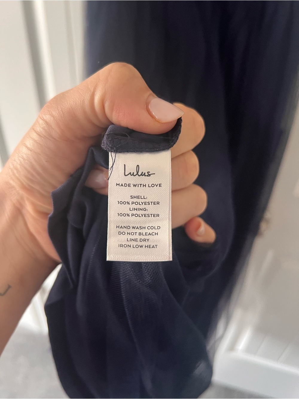 Lulus Glorious Chicness Navy Tulle Pleated Puff Sleeve Midi Dress - Picture 6 of 8